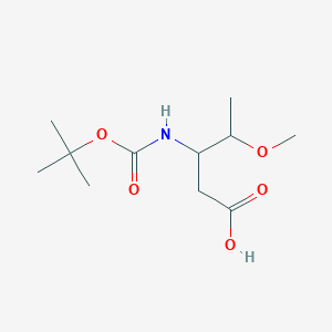 3-{[(Tert-butoxy)carbonyl]amino}-4-methoxypentanoic acid - 