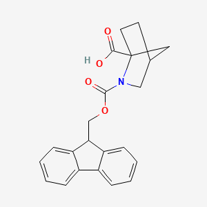 2-{[(9H-fluoren-9-yl)methoxy]carbonyl}-2-azabicyclo[2.2.1]heptane-1-carboxylic acid - 