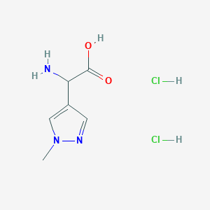 2-Amino-2-(1-methyl-1H-pyrazol-4-yl)acetic acid dihydrochloride - 