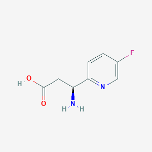 (3S)-3-amino-3-(5-fluoropyridin-2-yl)propanoic acid - 