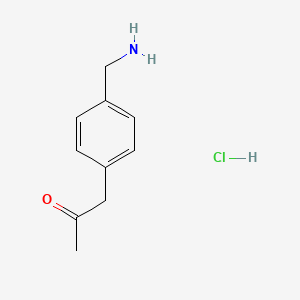 1-[4-(Aminomethyl)phenyl]propan-2-one hydrochloride - 