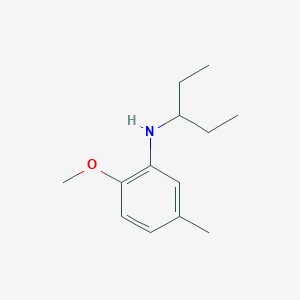 2-Methoxy-5-methyl-N-(pentan-3-YL)aniline - 