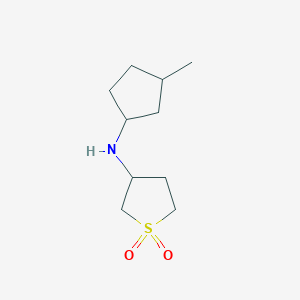 3-[(3-Methylcyclopentyl)amino]-1lambda6-thiolane-1,1-dione - 