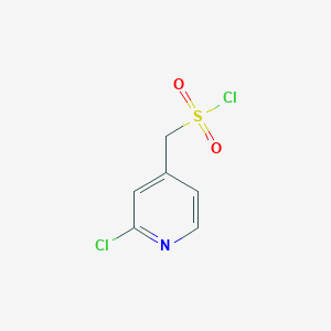 (2-Chloropyridin-4-YL)methanesulfonyl chloride - 1062069-19-5
