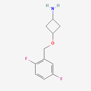 3-((2,5-Difluorobenzyl)oxy)cyclobutan-1-amine - 