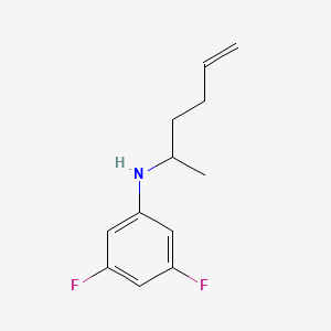 3,5-Difluoro-N-(hex-5-en-2-yl)aniline - 