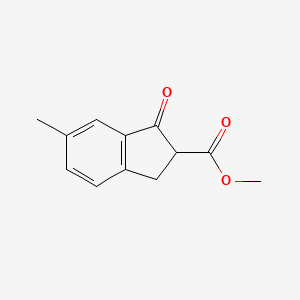 1H-Indene-2-carboxylic acid, 2,3-dihydro-1-oxo-6-methyl-, methyl ester - 