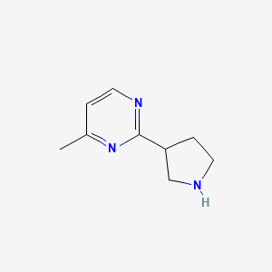 4-Methyl-2-(pyrrolidin-3-yl)pyrimidine - 