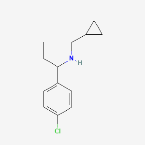 [1-(4-Chlorophenyl)propyl](cyclopropylmethyl)amine - 