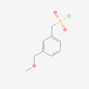 (3-(Methoxymethyl)phenyl)methanesulfonyl chloride - 