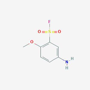 5-Amino-2-methoxybenzene-1-sulfonyl fluoride - 