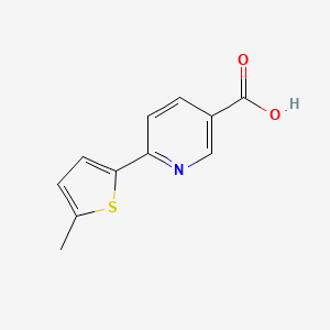 6-(5-Methylthiophen-2-YL)pyridine-3-carboxylic acid - 