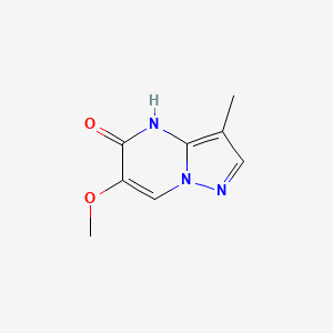 6-Methoxy-3-methyl-4H,5H-pyrazolo[1,5-a]pyrimidin-5-one - 