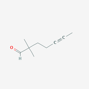 2,2-Dimethylhept-5-ynal - 