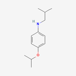 N-(2-Methylpropyl)-4-(propan-2-yloxy)aniline - 