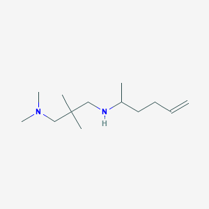 [3-(Dimethylamino)-2,2-dimethylpropyl](hex-5-en-2-yl)amine - 