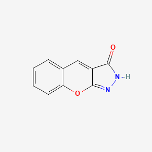 2H,3H-chromeno[2,3-c]pyrazol-3-one - 