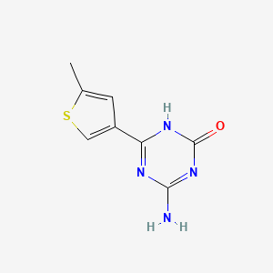4-Amino-6-(5-methylthiophen-3-yl)-2,5-dihydro-1,3,5-triazin-2-one - 