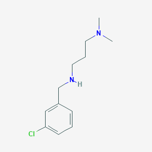 [(3-Chlorophenyl)methyl][3-(dimethylamino)propyl]amine - 