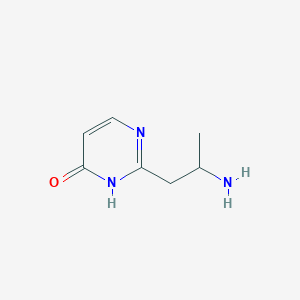 2-(2-Aminopropyl)-3,4-dihydropyrimidin-4-one - 