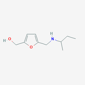 (5-{[(Butan-2-yl)amino]methyl}furan-2-yl)methanol - 