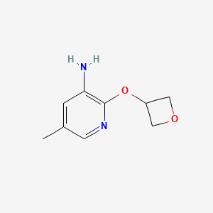 5-Methyl-2-(oxetan-3-yloxy)-pyridin-3-ylamine - 1447958-25-9