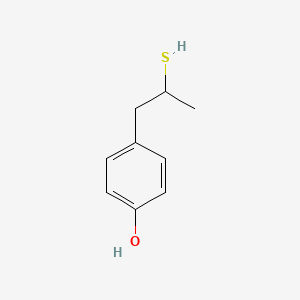 4-(2-Sulfanylpropyl)phenol - 