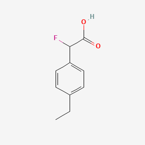2-(4-Ethylphenyl)-2-fluoroacetic acid - 