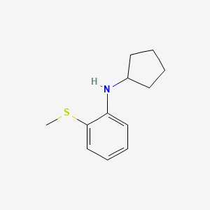 N-cyclopentyl-2-(methylsulfanyl)aniline - 