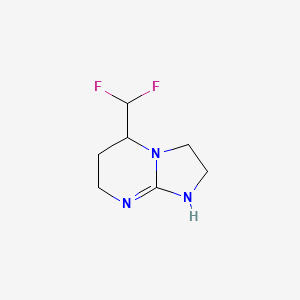 5-(Difluoromethyl)-2H,3H,5H,6H,7H,8H-imidazo[1,2-a]pyrimidine - 