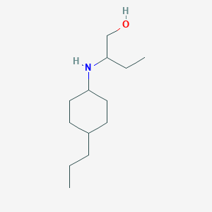 2-[(4-Propylcyclohexyl)amino]butan-1-ol - 