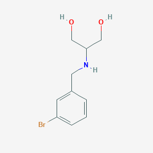 2-{[(3-Bromophenyl)methyl]amino}propane-1,3-diol - 