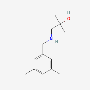 1-{[(3,5-Dimethylphenyl)methyl]amino}-2-methylpropan-2-ol - 