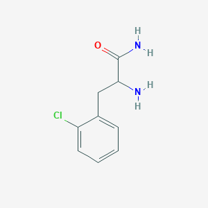 2-Amino-3-(2-chlorophenyl)propanamide - 