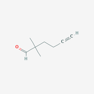 2,2-Dimethylhex-5-ynal - 