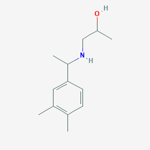 1-{[1-(3,4-Dimethylphenyl)ethyl]amino}propan-2-ol - 