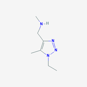 [(1-Ethyl-5-methyl-1H-1,2,3-triazol-4-yl)methyl](methyl)amine - 