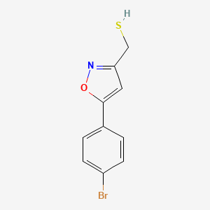 [5-(4-Bromophenyl)-1,2-oxazol-3-YL]methanethiol - 