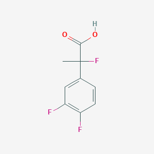 2-(3,4-Difluorophenyl)-2-fluoropropanoic acid - 
