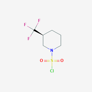 (3S)-3-(Trifluoromethyl)piperidine-1-sulfonyl chloride - 