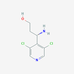(3S)-3-Amino-3-(3,5-dichloro(4-pyridyl))propan-1-OL - 