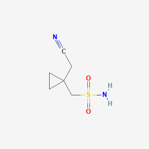 [1-(Cyanomethyl)cyclopropyl]methanesulfonamide - 