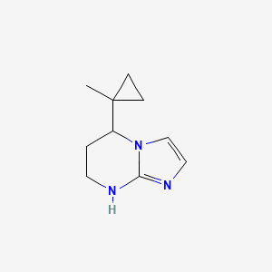 5-(1-Methylcyclopropyl)-5H,6H,7H,8H-imidazo[1,2-a]pyrimidine - 