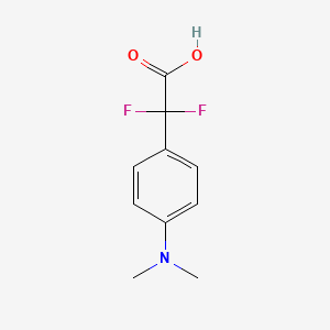 2-[4-(Dimethylamino)phenyl]-2,2-difluoroacetic acid - 