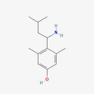 4-(1-Amino-3-methylbutyl)-3,5-dimethylphenol - 