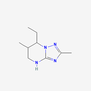 7-Ethyl-2,6-dimethyl-4H,5H,6H,7H-[1,2,4]triazolo[1,5-a]pyrimidine - 