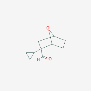 2-Cyclopropyl-7-oxabicyclo[2.2.1]heptane-2-carbaldehyde - 