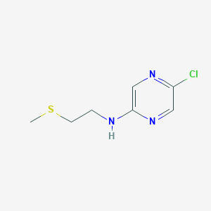 5-Chloro-N-[2-(methylsulfanyl)ethyl]pyrazin-2-amine - 