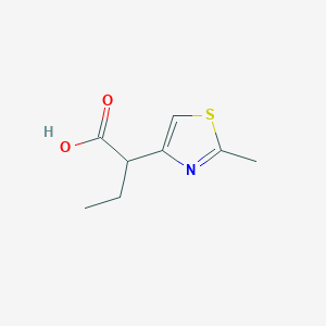 2-(2-Methyl-1,3-thiazol-4-yl)butanoic acid - 