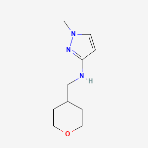 1-methyl-N-(oxan-4-ylmethyl)-1H-pyrazol-3-amine - 
